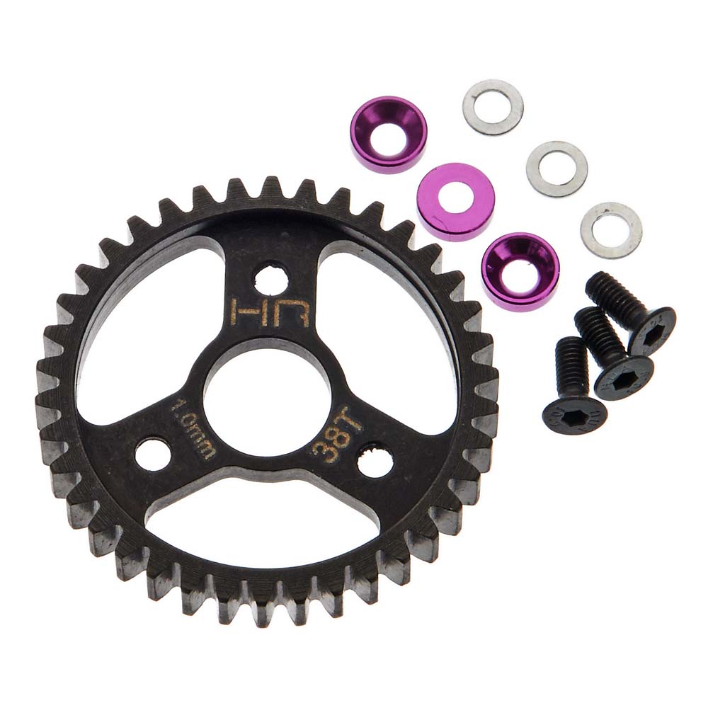 HotRacing SRVO438 Heavy Duty Steel Spur Gear 38T 1.0m Revo 3.3 (New