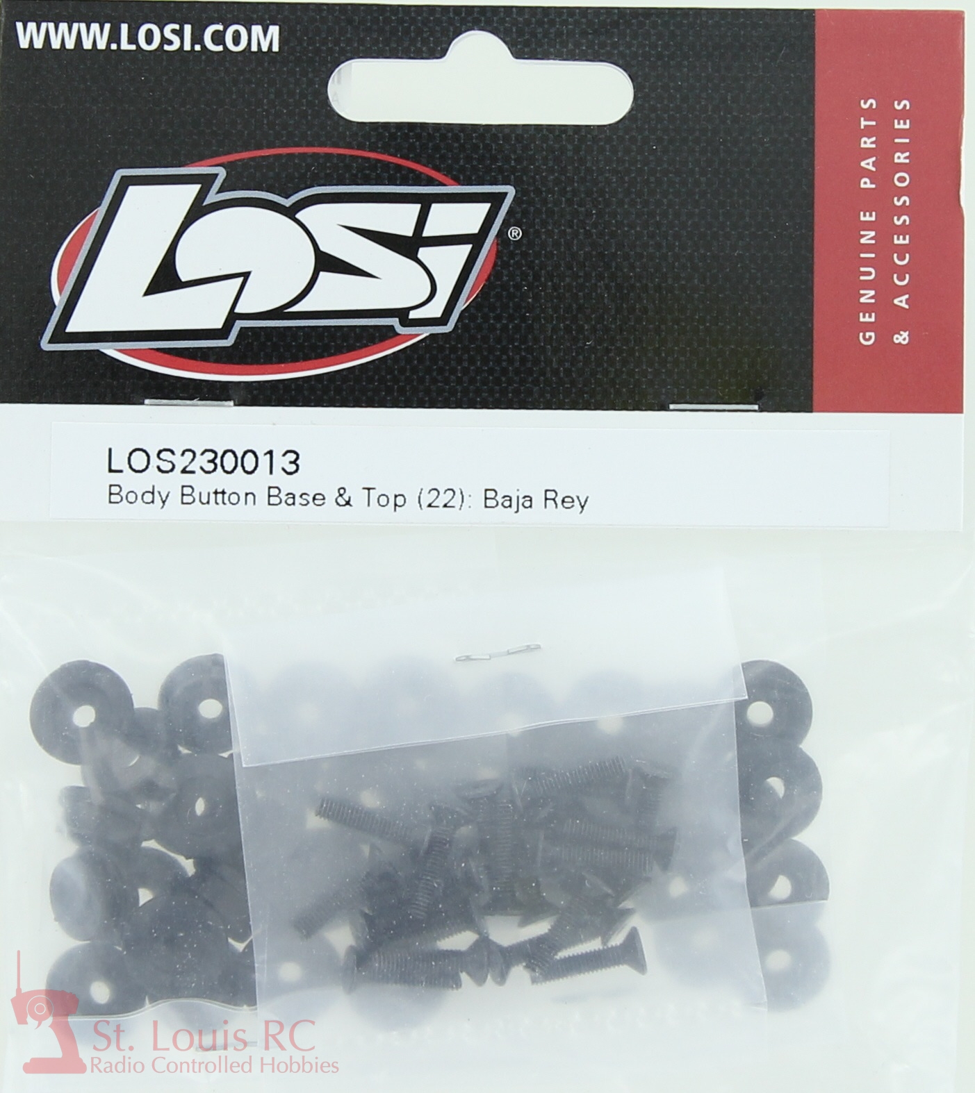 LOS230013 Losi Baja Rey corps Bouton Base /& Top